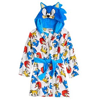 Boys 4-10 Sonic the Hedgehog Hooded Robe