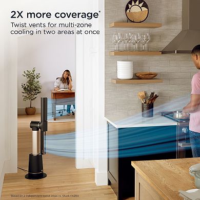 Shark® TurboBlade Flex Breeze Tower Fan (TF202S)