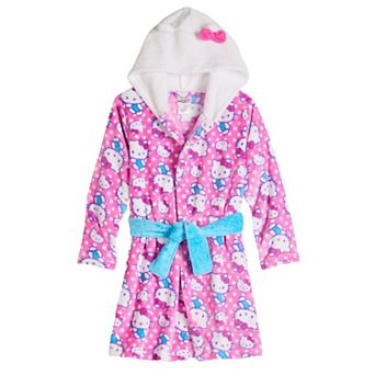 Girls 4-10 Hello Kitty Hooded Robe
