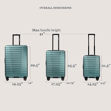 US Traveler Boren 2-pc. Hardside Rugged Spinner Luggage Set