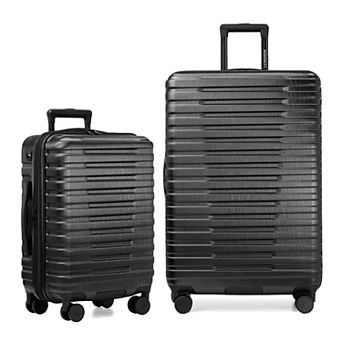 US Traveler Boren 2 pc Hardside Rugged Spinner Luggage Set