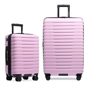 US Traveler Boren 2 pc Hardside Rugged Spinner Luggage Set
