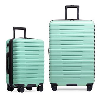 US Traveler Boren 2 pc Hardside Rugged Spinner Luggage Set