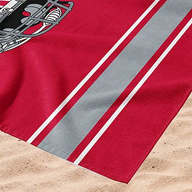 Ohio State Buckeyes NCAA 2024 FBC Parallel Beach Towel