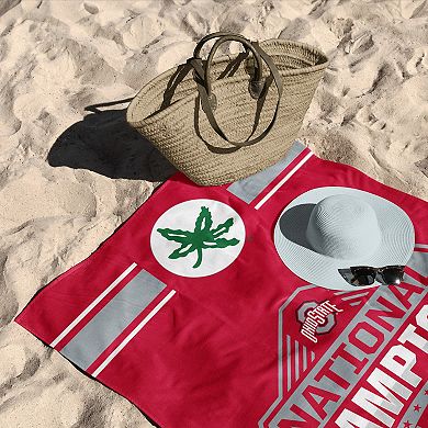 Ohio State Buckeyes NCAA 2024 FBC Parallel Beach Towel