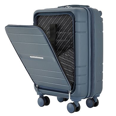 French Connection Saint Martin 2-Piece Hardside Spinner Wing-On Trunk Luggage Set
