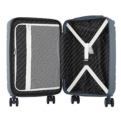 French Connection Saint Martin 2-Piece Hardside Spinner Wing-On Trunk Luggage Set