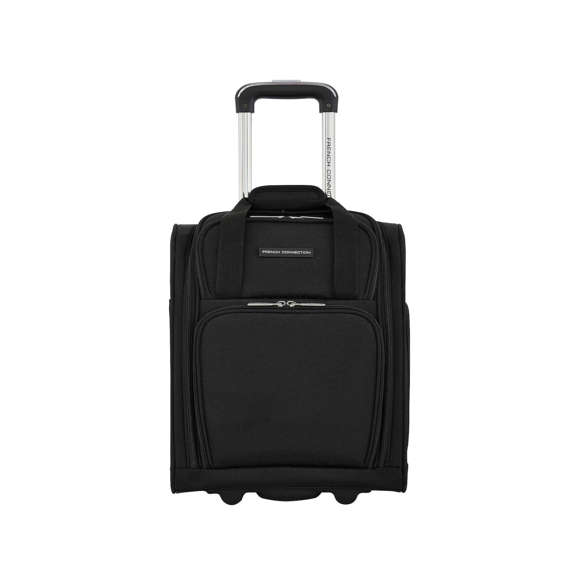 French Connection Granada 16-Inch Underseater Carry-On Luggage, Black