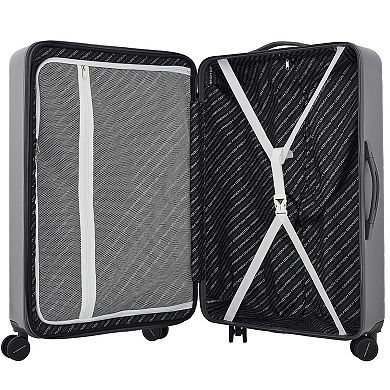 French Connection Infinity 4-Piece Hardside Expandable Spinner Rolling Luggage Set