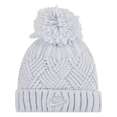 Newborn Baby Nike Cable Knit Hat & Booties Matching Set