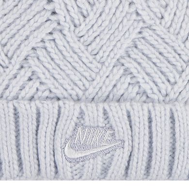 Newborn Baby Nike Cable Knit Hat & Booties Matching Set