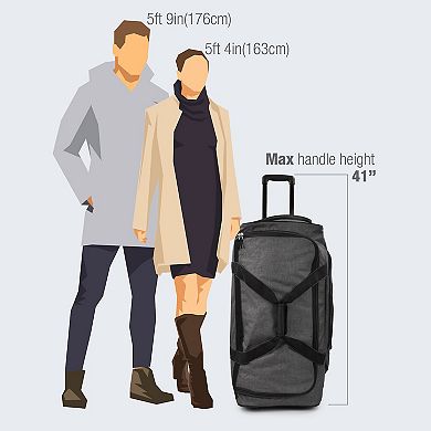 Pacific Gear Keystone 30-in. Softside Rolling Duffel Bag