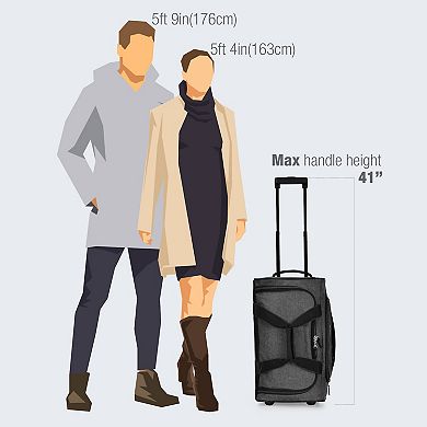 Pacific Gear Keystone 21-in. Softside Rolling Duffel Bag