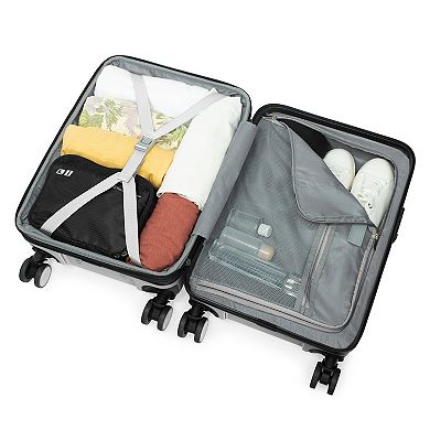 Travel Select Bridgetown 21" Carry-on Hardside Spinner Luggage with TSA Lock