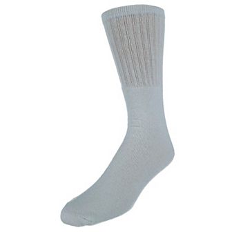 CTM Men's Tube Cotton Blend Casual Socks 4 Pair Value Pack