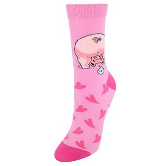 CTM Women's Fun and Cute Novelty Animal Socks (1 Pair)