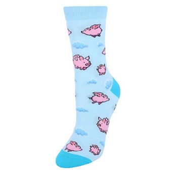 CTM Women's Fun and Cute Novelty Animal Socks (1 Pair)