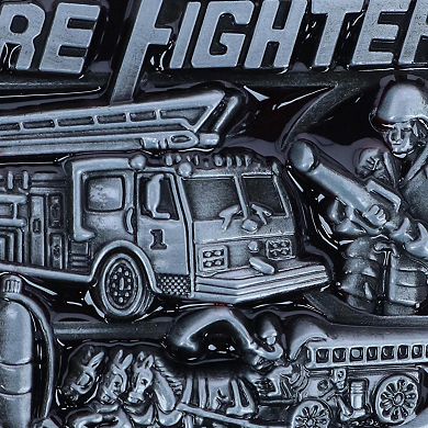 CTM Men's Firefighter Belt Buckle