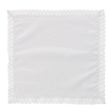 CTM Women's Park Avenue Lace Handkerchief