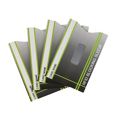 CTM RFID Blocking Card Sleeves (Pack of 4)