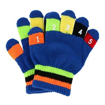 Grand Sierra Toddler 2-4T Knit Stretch Counting Gloves