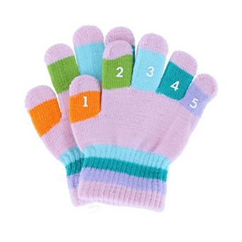 Grand Sierra Toddler 2-4T Knit Stretch Counting Gloves