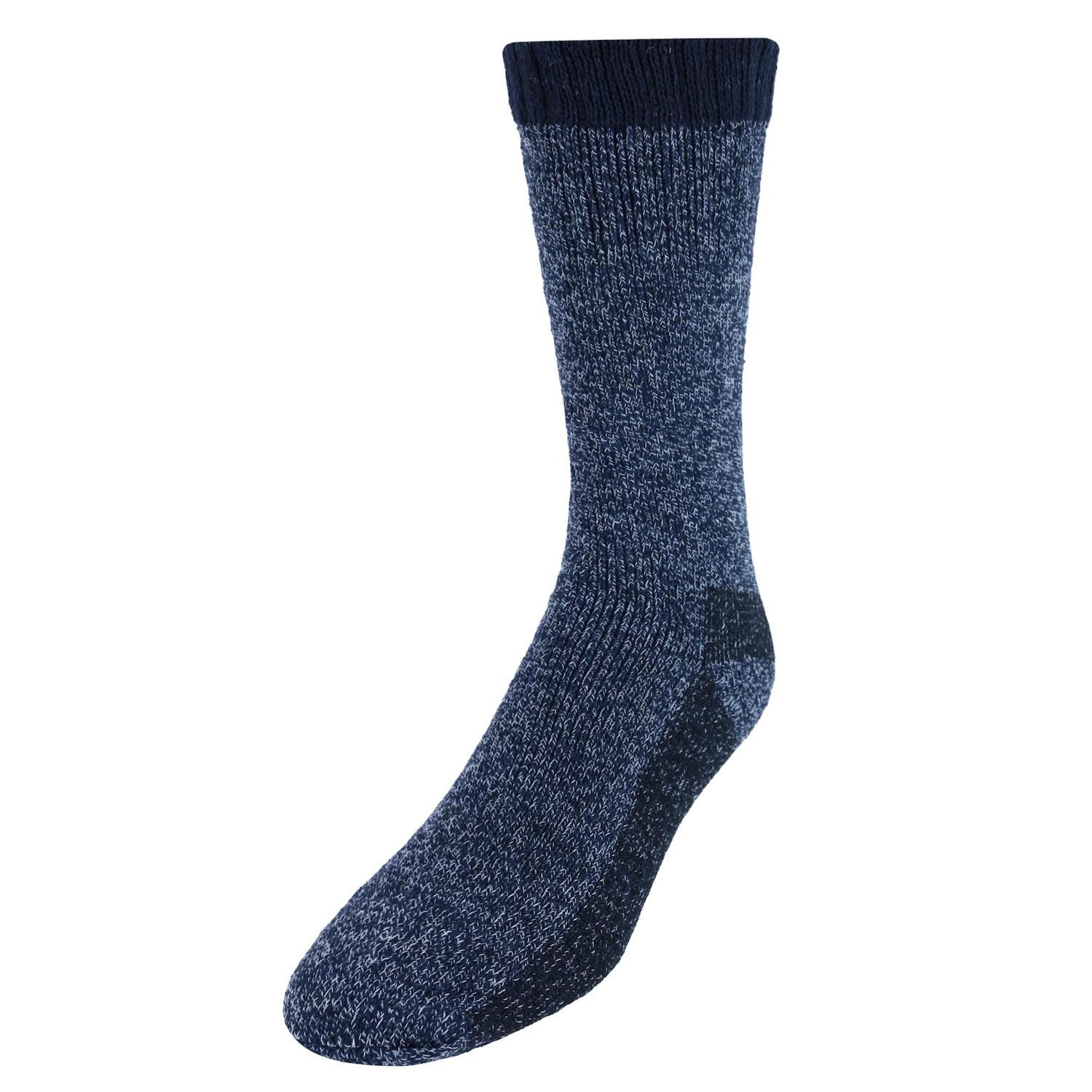 Hot Sox Men's Thermal Winter Socks – Thick Warm Work Boot Socks 1.6 Tog Size 6-11 (1 Pair)