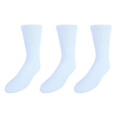 CTM Men's Diabetic Crew Socks, One Pair