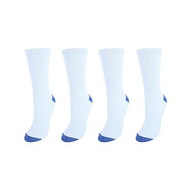 CTM Women's Soft Crew Sport Socks (Pack of 4)