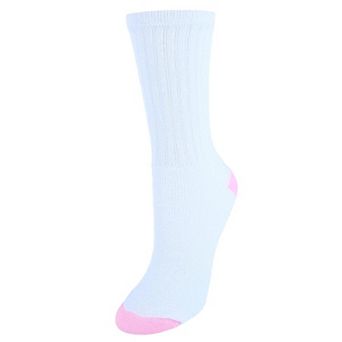 CTM Women's Soft Crew Sport Socks (Pack of 4)