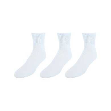 CTM Men's Big and Tall Ankle Socks (3 Pair Pack)