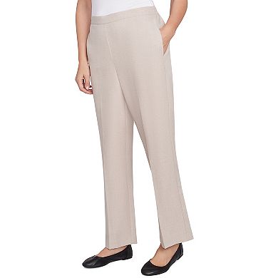 Plus Size Alfred Dunner Relaxed Linen Medium Length Pants