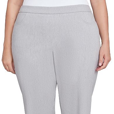 Plus Size Alfred Dunner Comfort Allure Pearl Short Length Pants