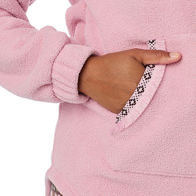 Women's Cuddl Duds® Fleece Hooded Pajama Tunic & Pajama Leggings Set