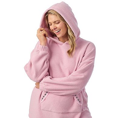 Plus Size Cuddl Duds® Fleece Hooded Pajama Tunic & Pajama Leggings Set