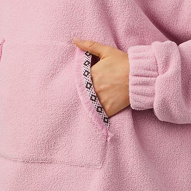 Plus Size Cuddl Duds® Fleece Hooded Pajama Tunic & Pajama Leggings Set