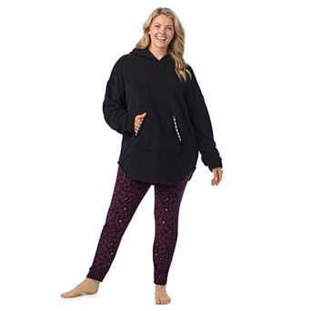 Plus Size Cuddl Duds® Fleece Hooded Pajama Tunic & Pajama Leggings Set