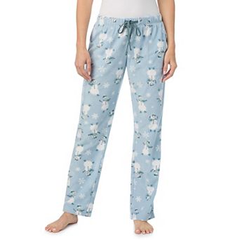Women's Cuddl Duds® Minky Fleece Open Leg Pajama Pants