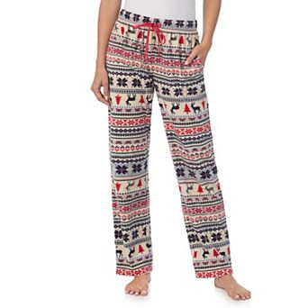 Women's Cuddl Duds® Minky Fleece Open Leg Pajama Pants