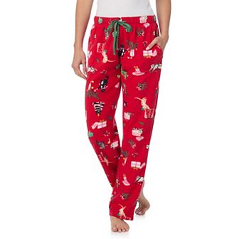 Women's Cuddl Duds® Minky Fleece Open Leg Pajama Pants