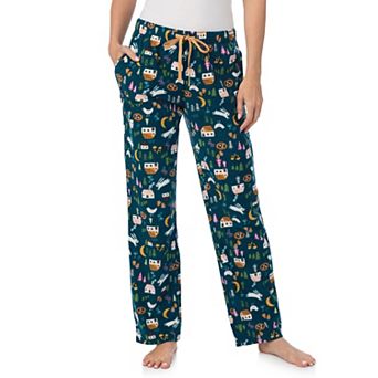 Women's Cuddl Duds® Minky Fleece Open Leg Pajama Pants