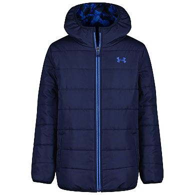 Boys 8-20 Under Armour Reversible Pronto Hooded Puffer Jacket