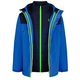 Boys 8-20 Under Armour 2 pc Outer Shell & Zip Out Liner Jacket Set