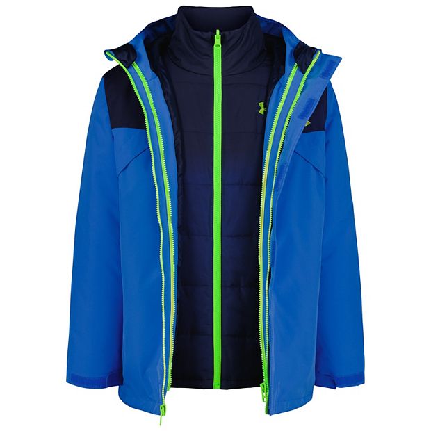 Boys 8-20 Under Armour 2-Piece Outer Shell & Zip Out Liner Jacket Set