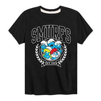 Boys 8-20 The Smurfs Collegiate Graphic Tee