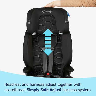 Graco Nautilus 2.0 LX InRight LATCH 3-in-1 Harness Booster Car Seat