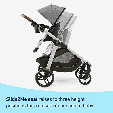 Graco Modes Nest2Grow DLX Travel System 2-in-1 Stroller and Infant Car Seat Combo