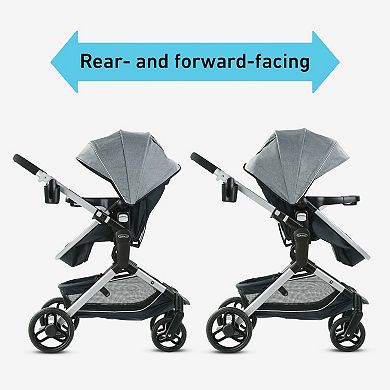 Graco Modes Nest Travel System, Convertible Infant Stroller and Car Seat Combo