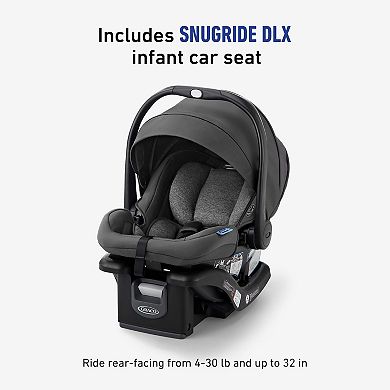 Graco Modes Nest Travel System, Convertible Infant Stroller and Car Seat Combo