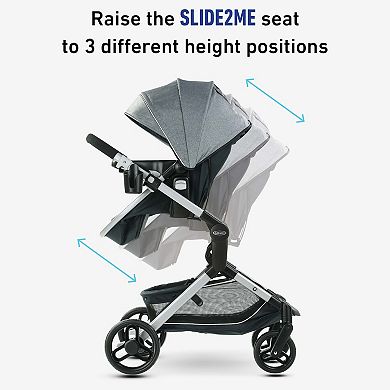 Graco Modes Nest Travel System, Convertible Infant Stroller and Car Seat Combo